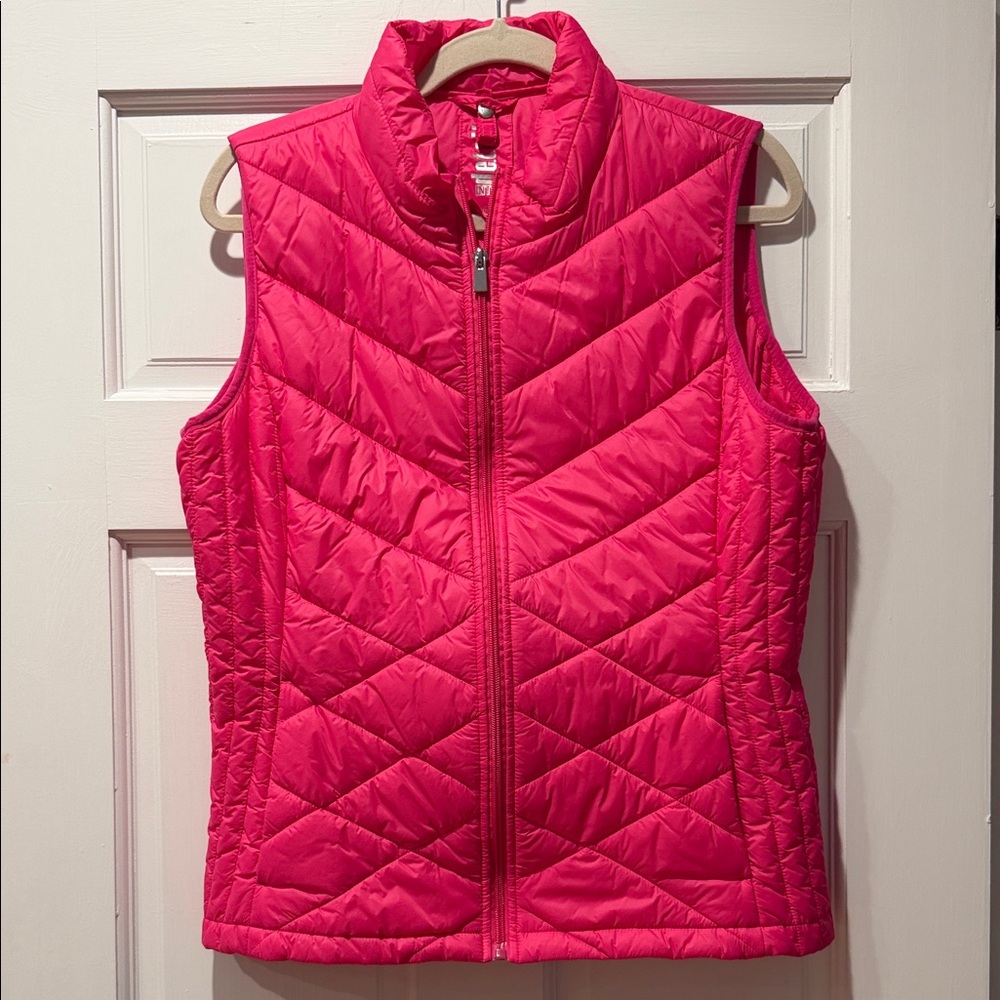 Vibrant Pink Women's Quilted Vest